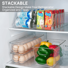 Vtopmart 2-Pack Stackable Egg Organizer β 28-Egg Capacity | Crystal-Clear BPA-Free Storage with Lids - JD Gifts