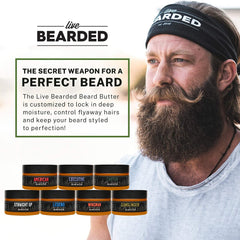 American Beard Butter: Leave-In Conditioner for Moisturizing, Styling, and Softening - Infused with Shea Butter & All-Natural Ingredients 3oz - JD Gifts