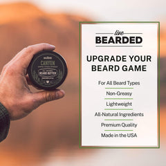 American Beard Butter: Leave-In Conditioner for Moisturizing, Styling, and Softening - Infused with Shea Butter & All-Natural Ingredients 3oz - JD Gifts