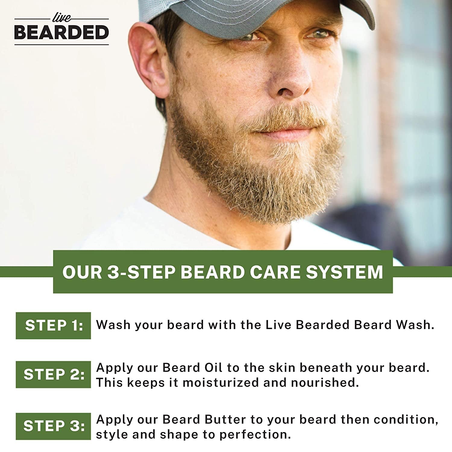 American Beard Butter: Leave-In Conditioner for Moisturizing, Styling, and Softening - Infused with Shea Butter & All-Natural Ingredients 3oz - JD Gifts