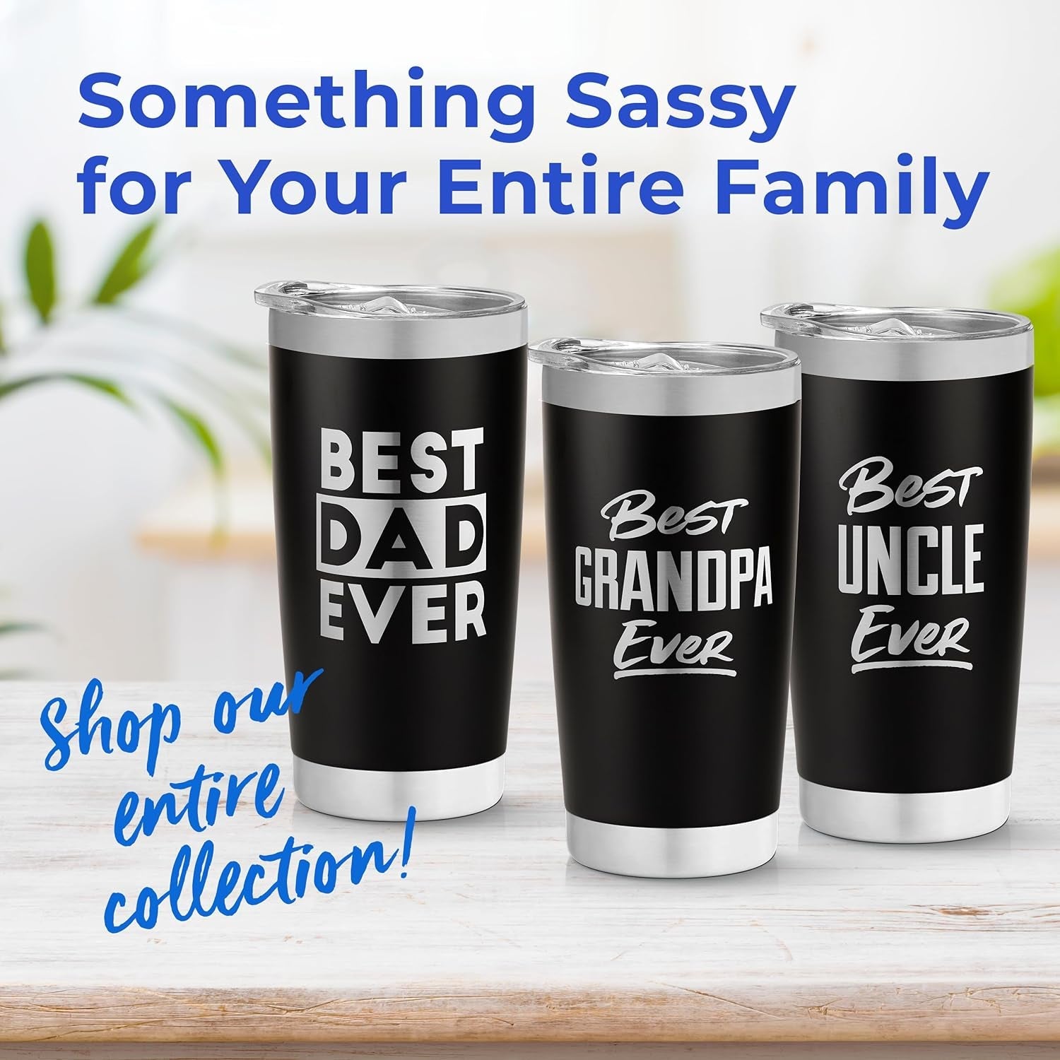 "Best Dad Ever" Tumbler - Perfect Gift for Dad from Son, Daughter, Kids - JD Gifts