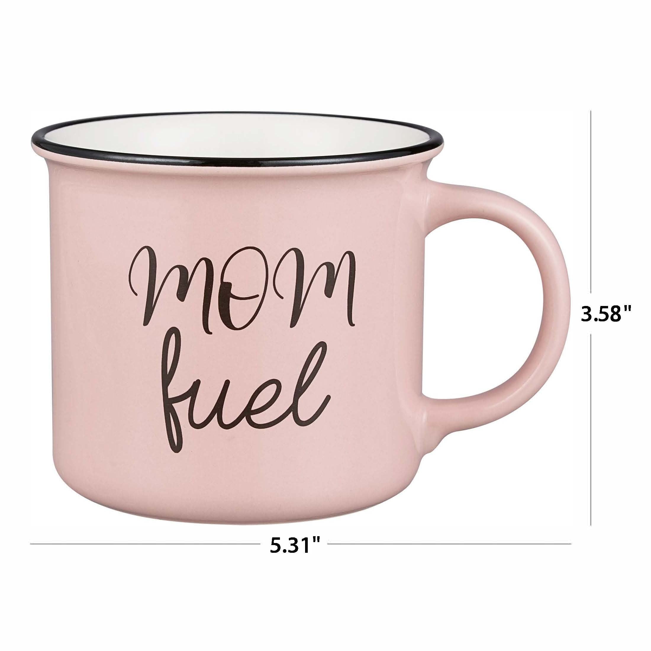 Charming Pink Stoneware Mom Mug - 15.21-Oz - JD Gifts