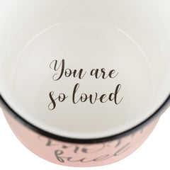 Charming Pink Stoneware Mom Mug - 15.21-Oz - JD Gifts