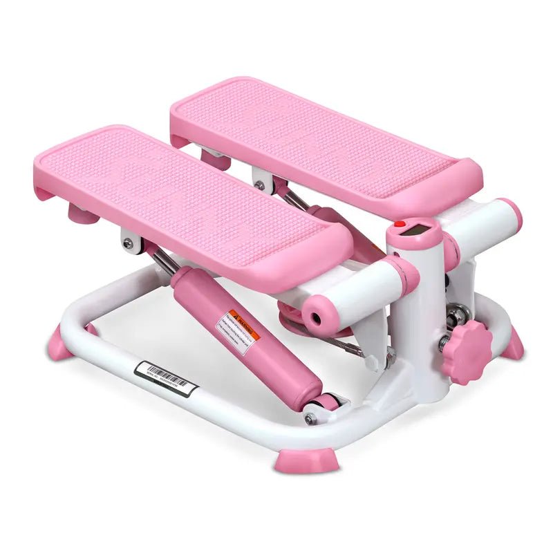 Compact Sunny Mini Steppers with Resistance Bands and LCD Monitor - Ideal Home Workout Equipment - JD Gifts