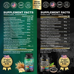 Dynamic Vitality Bundle - Zoyava Sea Moss & Shilajit - All - In - One Multivitamin Combo - JD Gifts