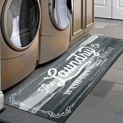 Farmhouse Chic Non-Slip Rug Runner for Kitchen and Laundry Room - 20"x48" Washable Carpet for Bathroom, Hallway, and Entryway - JD Gifts