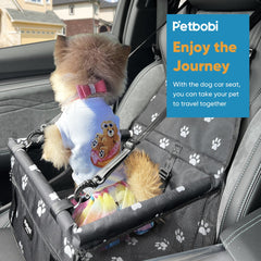 Foldable Waterproof Dog Car Booster Seat for Small to Medium Dogs - JD Gifts