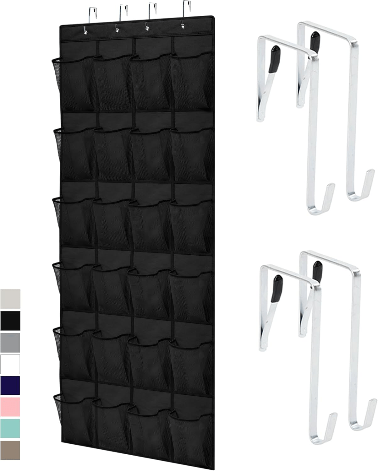 XL Over-the-Door Shoe Organizer – 24-Pocket Heavy-Duty Hanging Storage Solution - JD Gifts