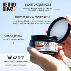 Hydrating Beard Butter - Nourish Your Dry Beard (3 Oz) - JD Gifts