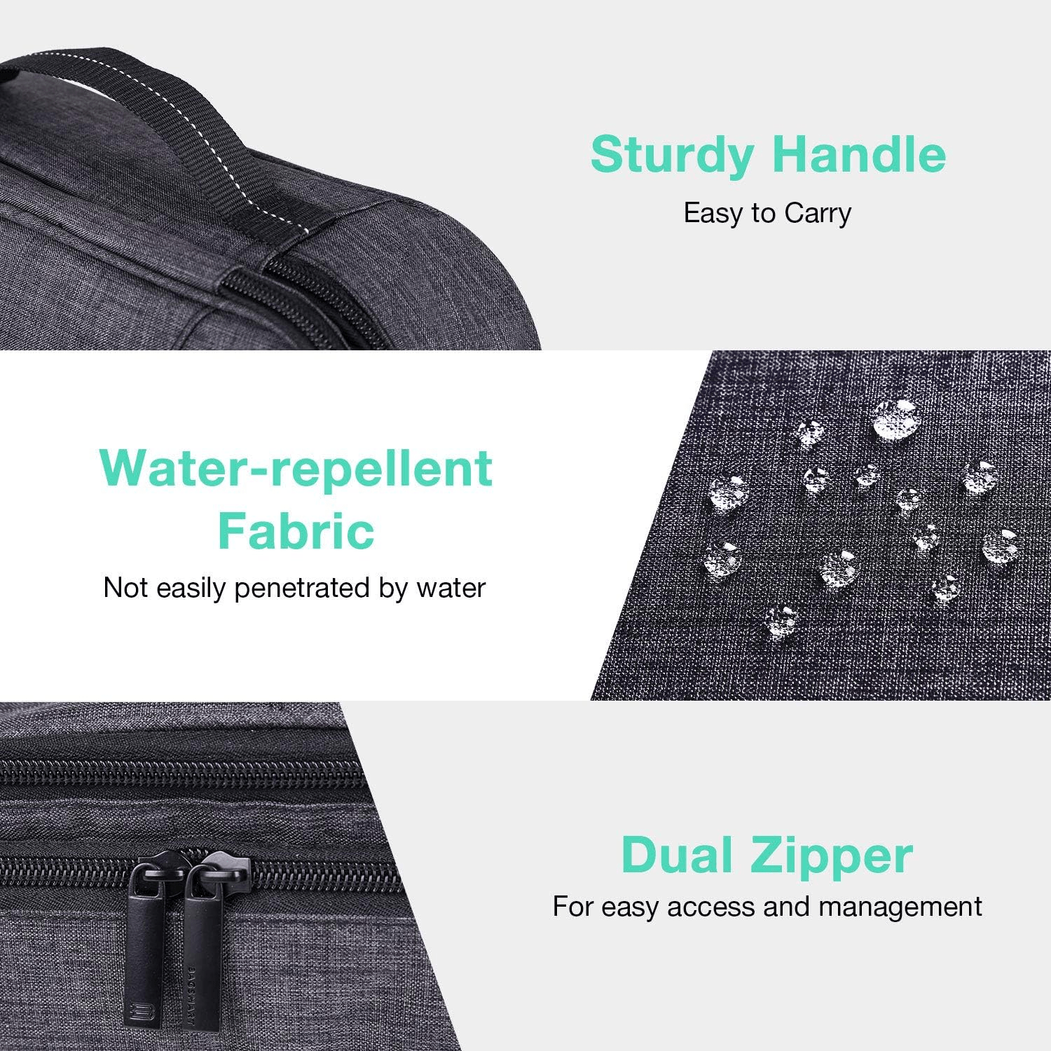 BAGSMART Double-Layer Tech Organizer – Electronics Travel Case for Devices, Cables & Accessories - JD Gifts