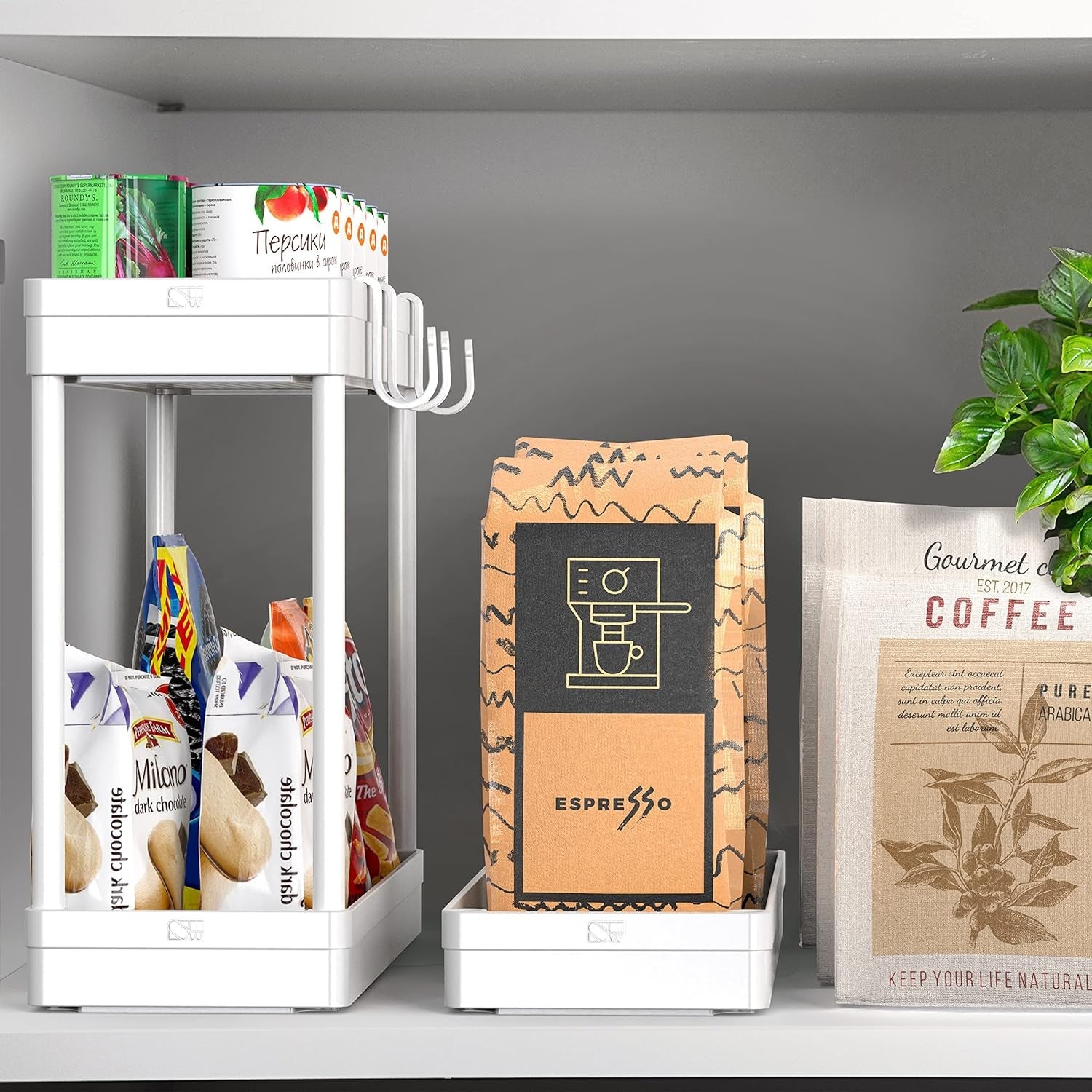SimpleHouseware 3-Tier Slim Rolling Storage Cart – Compact Organizer for Tight Spaces - JD Gifts