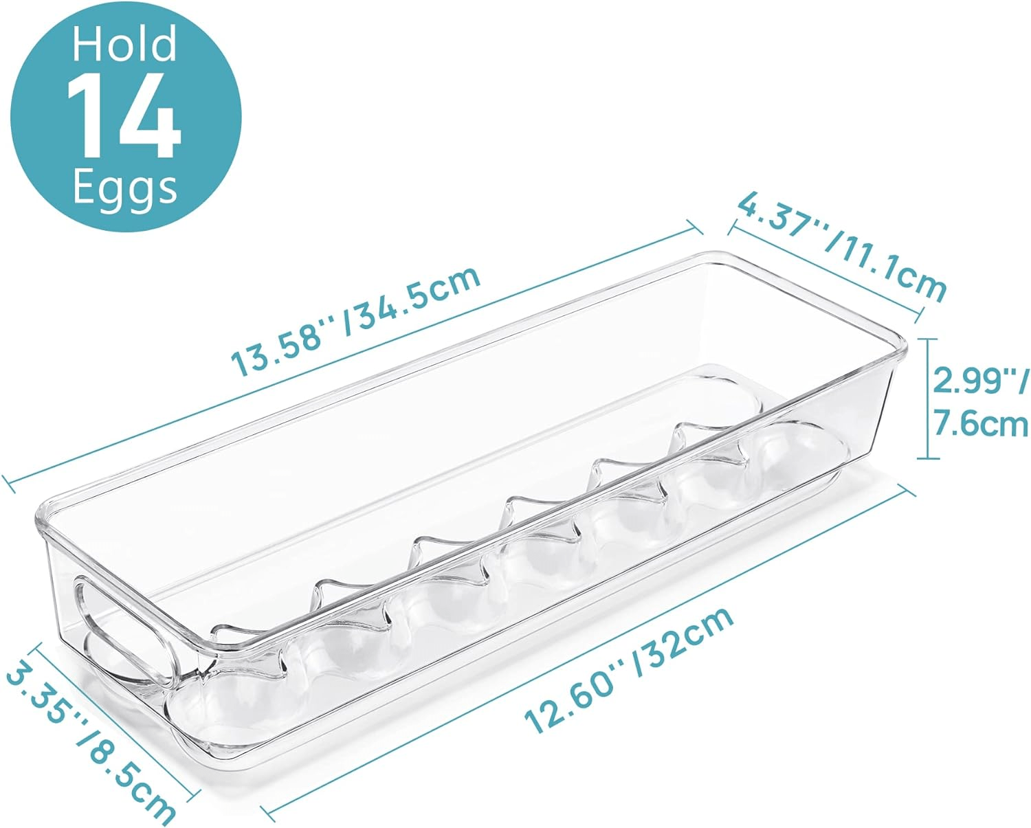 Stackable Egg Organizer - 28 - Egg Capacity, 2 - Pack - JD Gifts