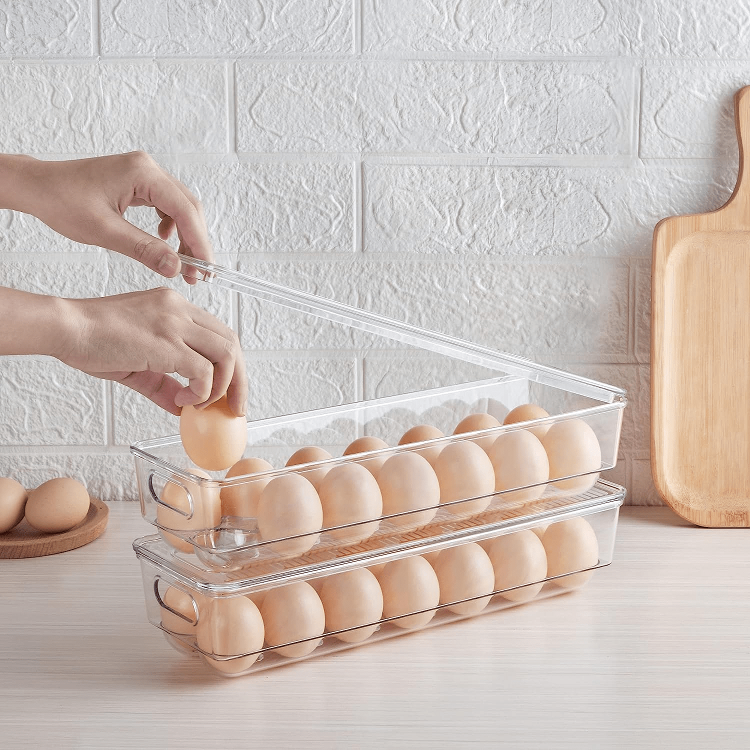 Stackable Egg Organizer - 28 - Egg Capacity, 2 - Pack - JD Gifts