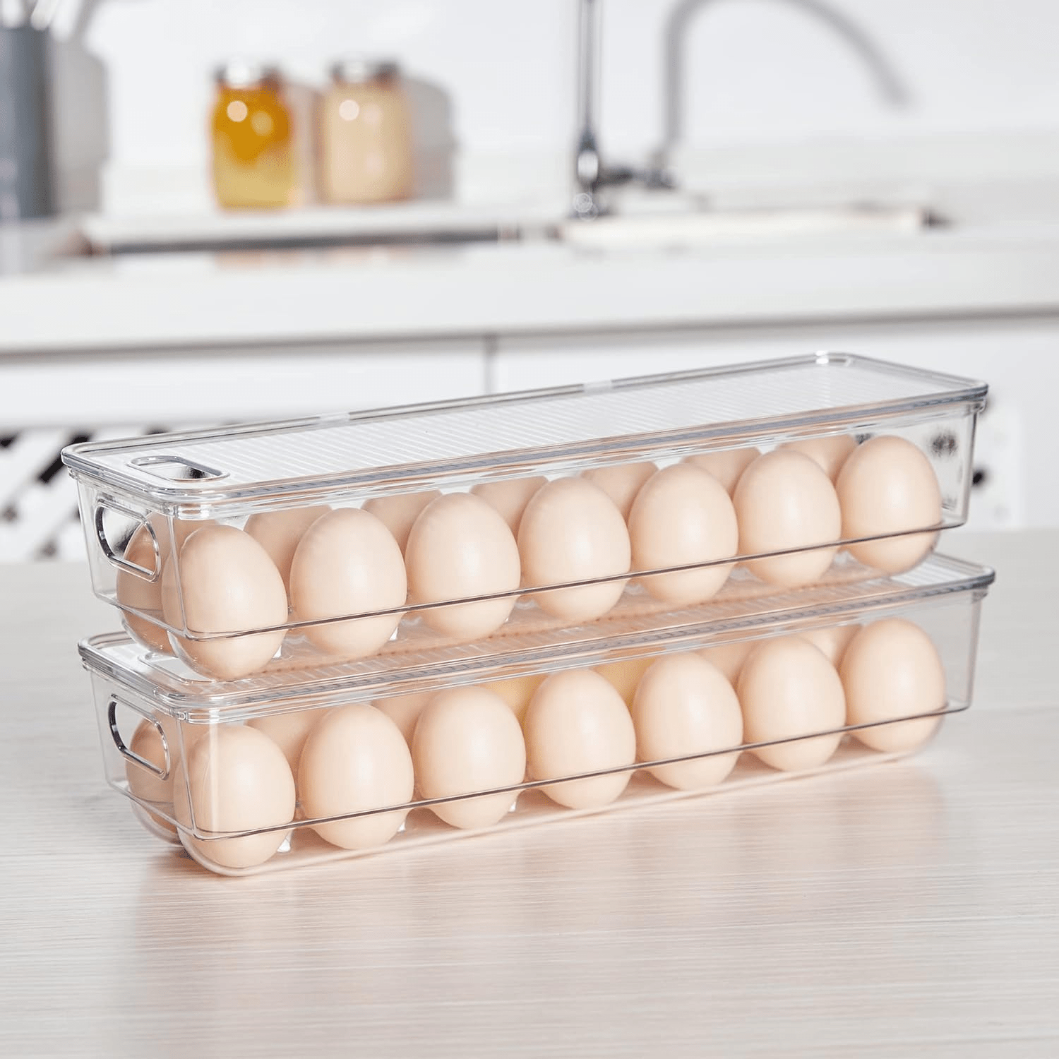 Stackable Egg Organizer - 28 - Egg Capacity, 2 - Pack - JD Gifts