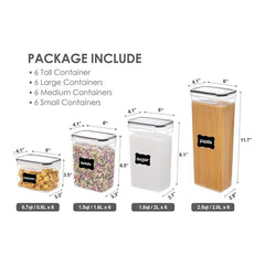 Vtopmart Airtight Food Storage Containers - Your Kitchen's Best Organization Solution! - JD Gifts